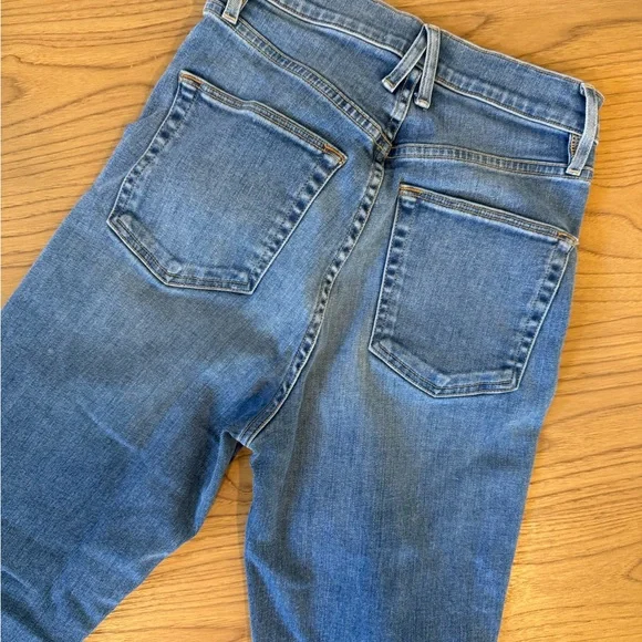 SLVRLAKE Light Blue Straight Leg Jeans - Picture 2 of 3